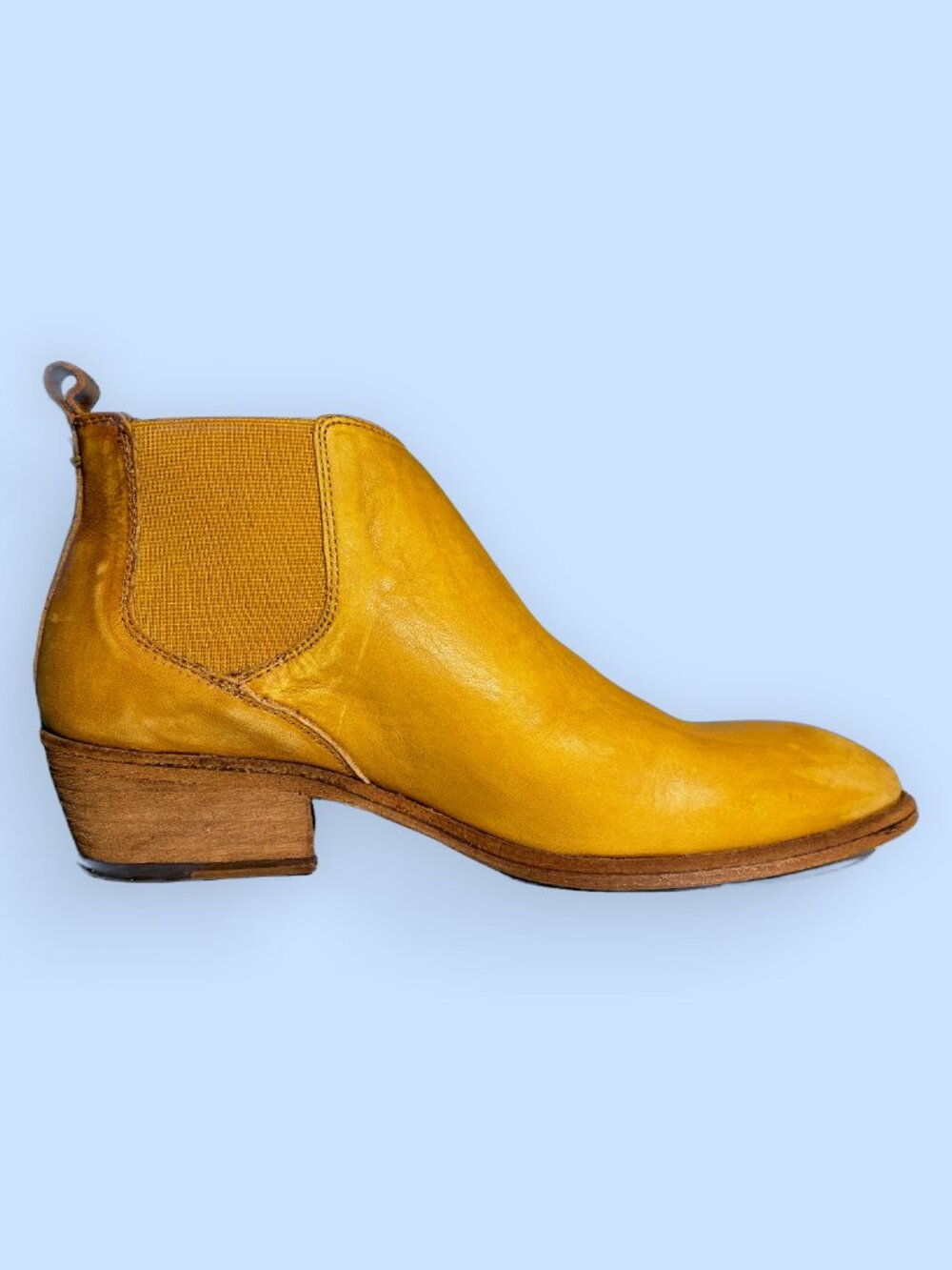 FRYE Carson Chelsea Marigold Ankle Bootie Size 9.5 M Womens - Picture 3 of 9